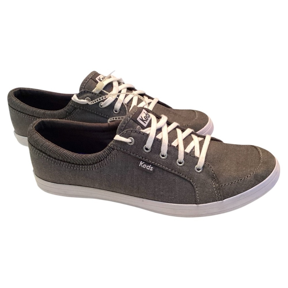 Keds Shoes Womens Sneakers Gray Lace Up Casual Comfort Round Toe Low Size 8.5 - Picture 1 of 7